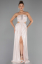 Robe de Soirée Longue Poudre ABU6127