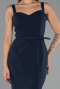 Robe de Cérémonie Midi Bleu Marine ABK2688