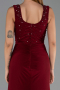 Robe de Soirée Longue Rouge Bordeaux ABU6552