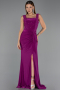 Robe de Soirée Longue Fushia ABU6552