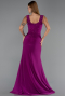 Robe de Soirée Longue Fushia ABU6552