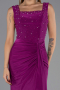 Robe de Soirée Longue Fushia ABU6552