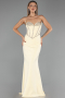 Robe de Soirée Longue Jaune ABU6327