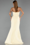 Robe de Soirée Longue Jaune ABU6327