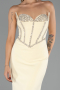 Robe de Soirée Longue Jaune ABU6327