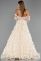 Robe de Soirée Longue Or ABU5658