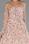 Robe de Soirée Longue Poudre ABU5658