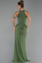 Robe de Soirée Longue Vert Huile ABU5422