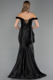 Robe de Soirée Longue Noir ABU6565