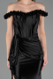 Robe de Soirée Longue Noir ABU6565