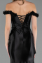 Robe de Soirée Longue Noir ABU6565