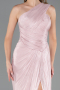 Robe de Soirée Longue Mousseline Poudre ABU6622
