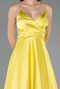 Robe de Soirée Longue Satin Pistache vert ABU6573