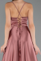 Robe de Soirée Longue Satin Pelure D'oignon ABU6573
