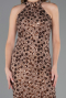 Robe de Soirée Longue Dantelle Cuivre ABU6578