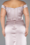 Robe De Soirée Grande Taille Longue Satin Vison ABU6577