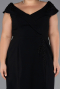 Robe De Invitation Grande Taille Midi Noir ABK2691
