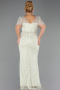 Robe Grande Taille Longue Perlé Menthe ABU6583