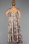 Robe De Graduation Grande Taille Longue Vison ABU6558
