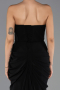 Robe de Soirée Longue Mousseline Noir ABU6589