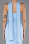 Robe Queue de Poisson Longue Bleu clair ABU6575