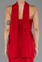 Robe Queue de Poisson Longue Rouge ABU6575