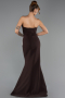 Robe de Soirée Longue Brun ABU6374