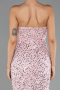 Robe de Soirée Longue Squameuse Poudre ABU6503
