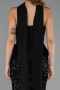 Robe Queue de Poisson Longue Noir ABU6620