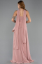 Robe de Soirée Longue Mousseline Pelure D'oignon ABU5763