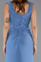 Robe de Soirée Longue Indigo ABU6552
