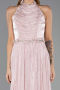Robe de Soirée Longue Mousseline Poudre ABU6614