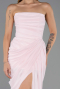 Robe de Soirée Longue Mousseline Poudre ABU6589