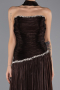 Robe de Soirée Longue Mousseline Brun ABU6644
