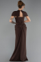 Robe de Soirée Longue Brun ABU6645