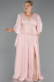 Robe De Soirée Grande Taille Longue Mousseline Poudre ABU6619