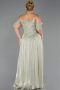 Robe De Soirée Grande Taille Longue Mousseline Menthe ABU6603