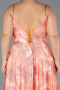 Robe De Graduation Grande Taille Longue Orange ABU6558