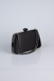 Sac de Soirée Satin Noir SH860