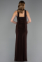 Robe de Soirée Longue Brun ABU6657