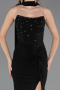 Robe de Soirée Longue Noir ABU6657