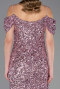Robe De Invitation Grande Taille Midi Poudre ABK2534