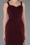 Tenue de Soirée Midi Rouge Bordeaux ABK2688