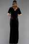 Robe de Soirée Grande Taille Longue Velours Longue Velours Brun ABU4317