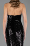 Robe de Soirée Longue Noir ABU6680