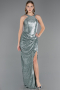 Robe de Soirée Longue Menthe ABU6662