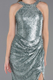 Robe de Soirée Longue Menthe ABU6662