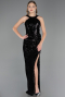 Robe de Soirée Longue Noir ABU6662
