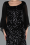 Robe De Soirée Grande Taille Longue Noir ABU6687