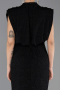 Robe de Soirée Grande Taille Longue Noir ABU6690